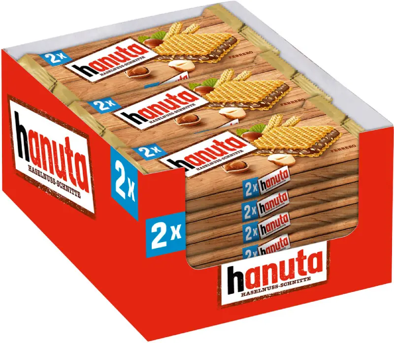 hanuta Haselnuss-Schnitten 18 x 44g