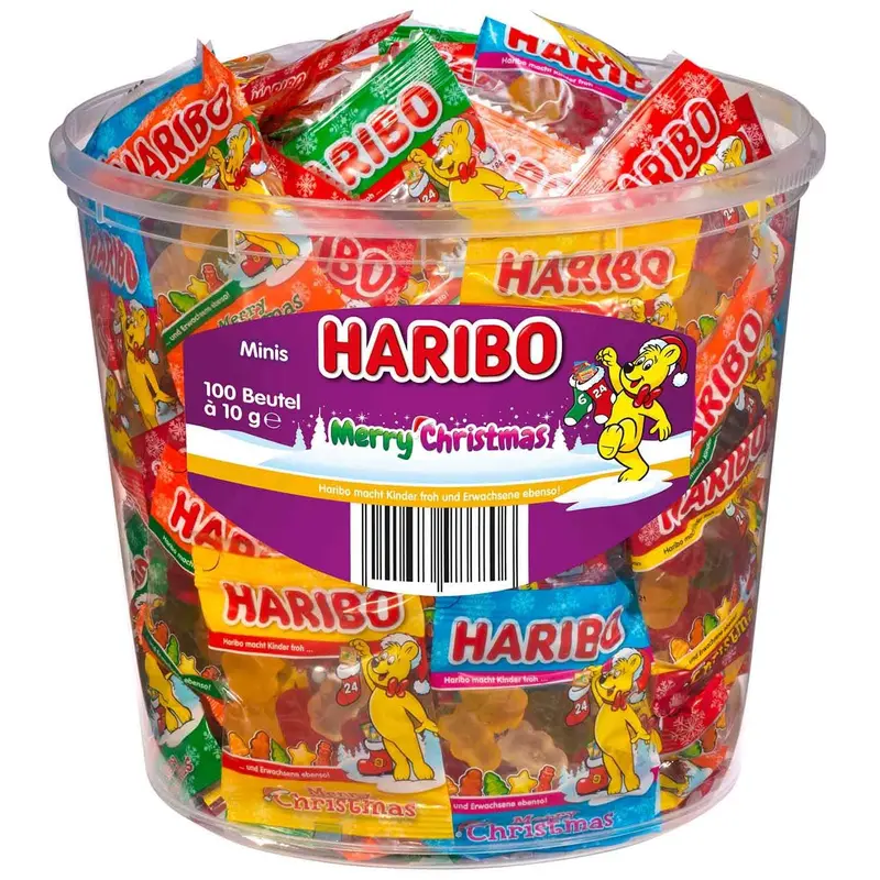 Haribo Christmas Minis 100 Dose 1kg