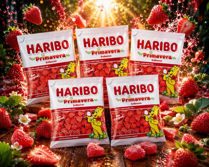 Haribo Primavera Erdbeeren 5 x 175g