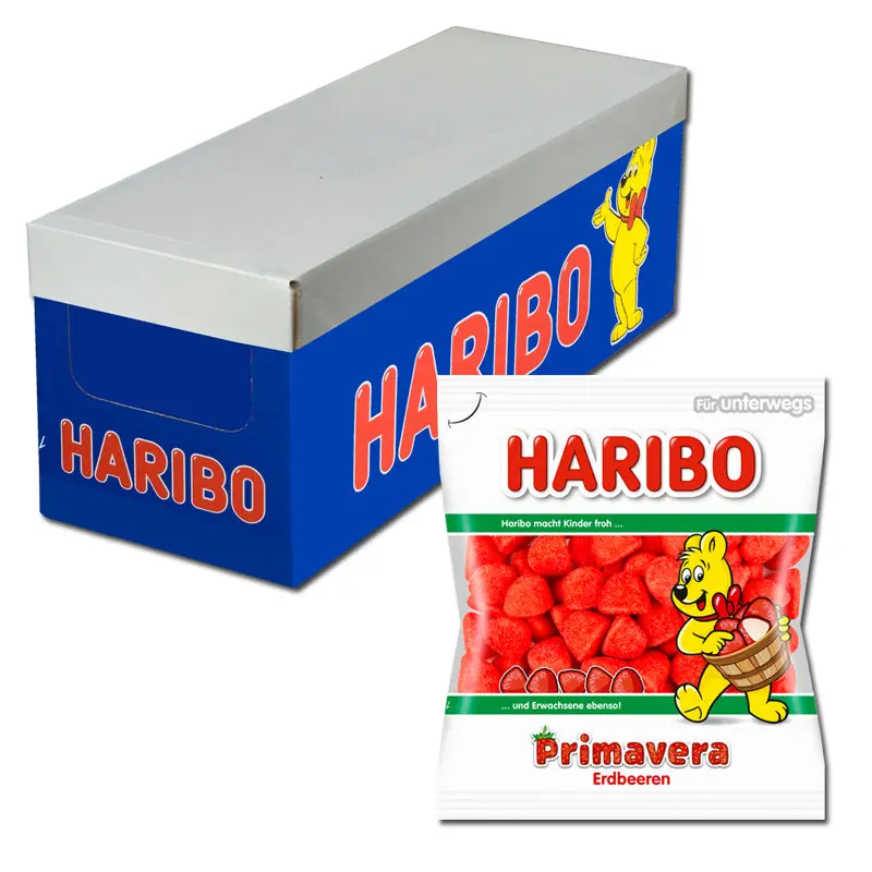 Haribo Primavera Erdbeeren Vorratsbox 16 x 100g