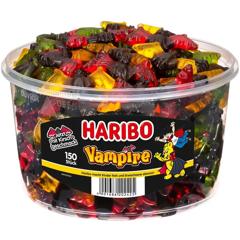 Haribo Vampire Runddose 150 Stück