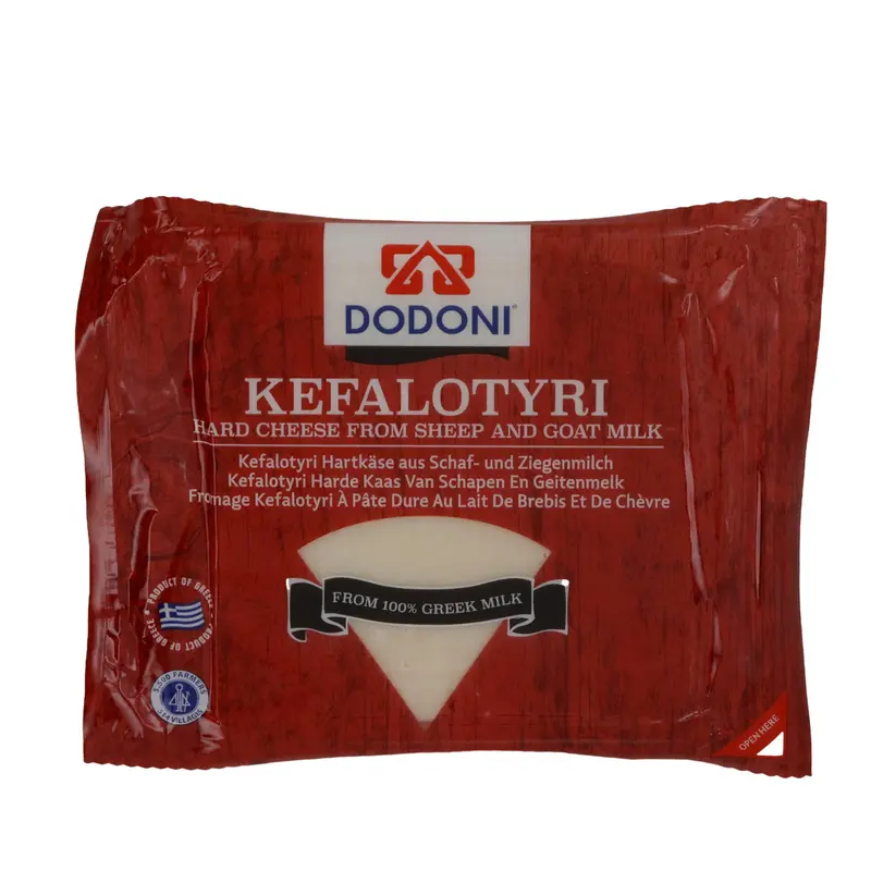 Hartkäse Dodoni Kefalotyri | Hartkäse | Authentischer griechischer Geschmack | 200 g