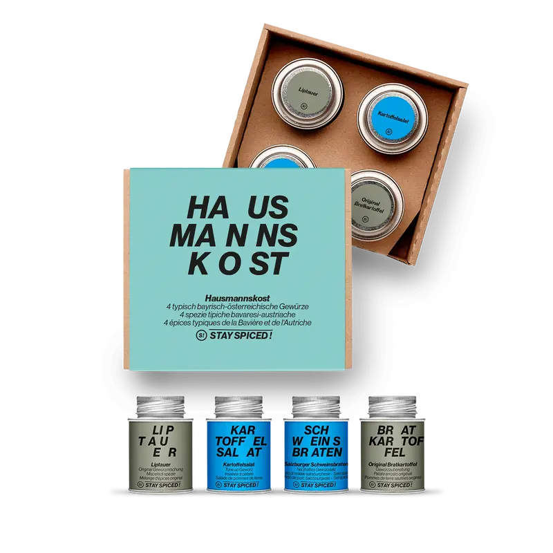 HAUSMANNSKOST | Gewürze Set | 4er Geschenkbox