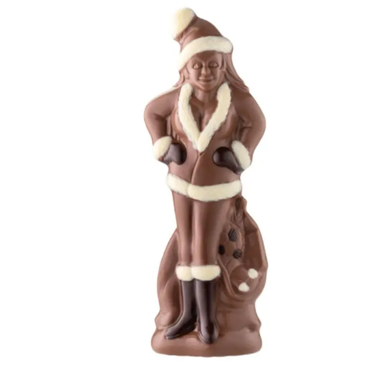 Heilemann Schokolade Sexy Weihnachtsfrau aus Vollmilch, 125 g
