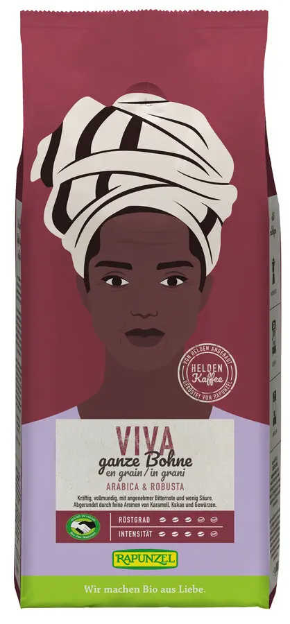 Heldenkaffee Viva ganze Bohnen Bio (1000g)