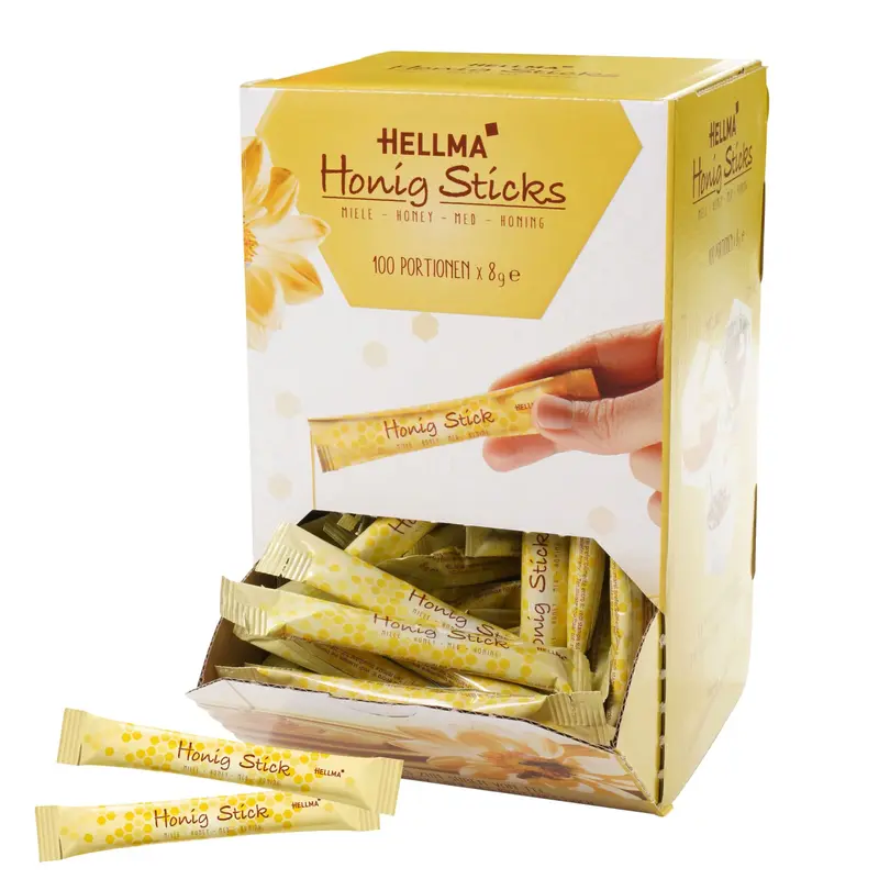 HELLMA Honigsticks 800g (100 x 8g)