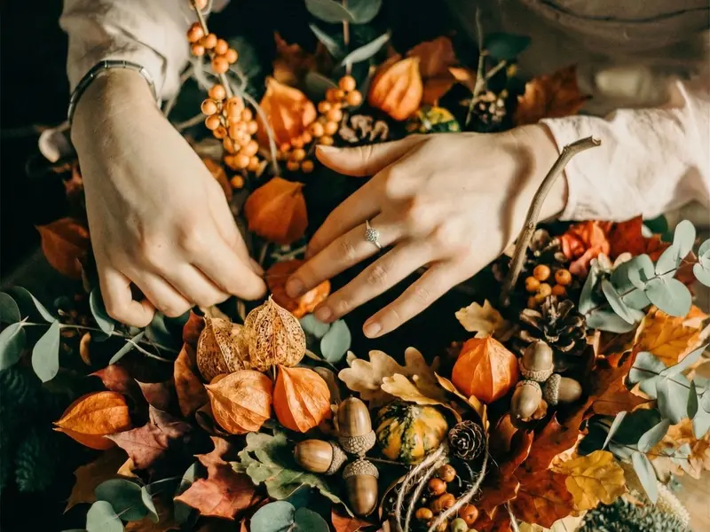 Herbstkranz Workshop