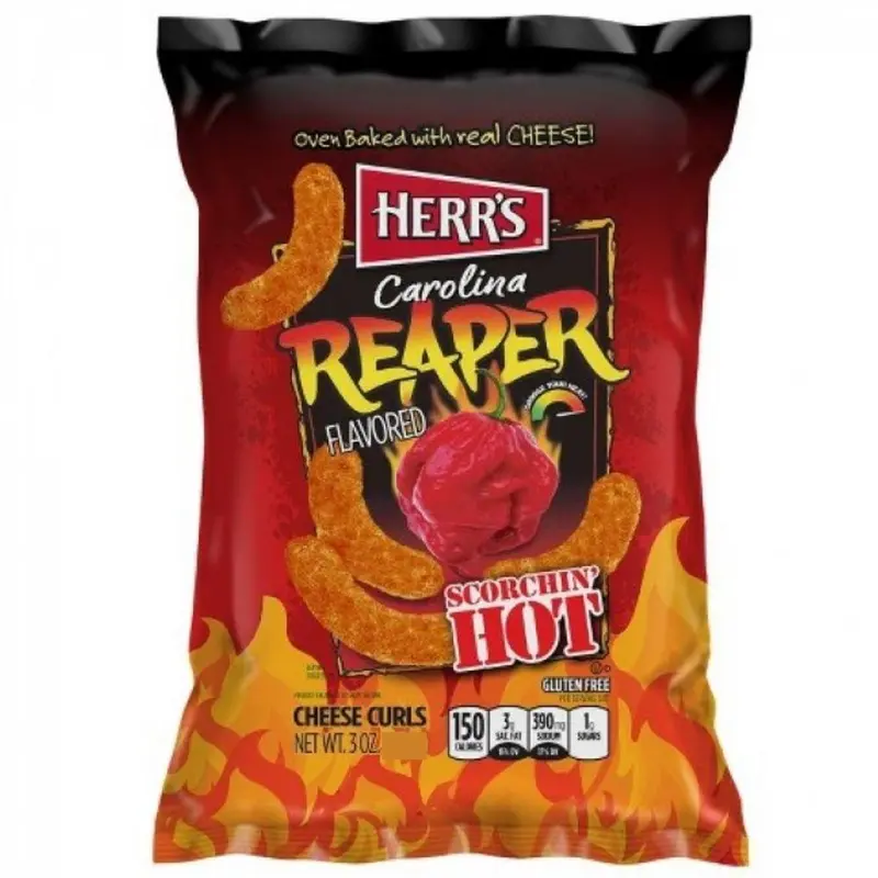 Herr's Carolina Cheese Curl, würzige Käsechips, 184g