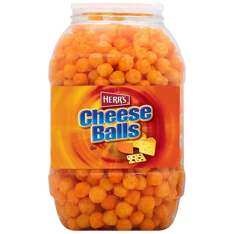 Herr's Cheese Balls, Käsesnack-Dose mit 482g