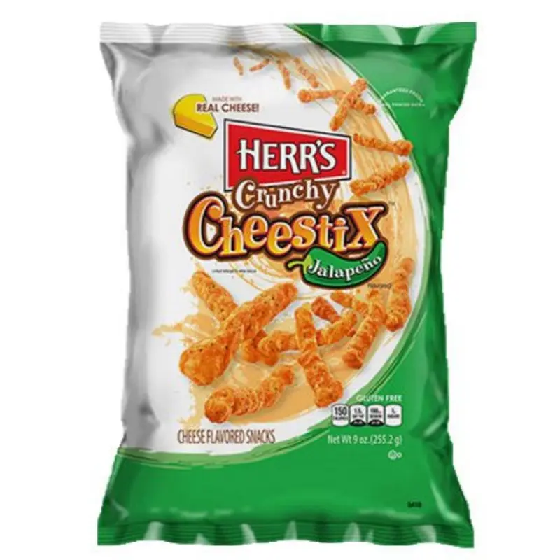 Herr's Crunchy Cheestix Jalapeño, würzige Käsesticks 255g