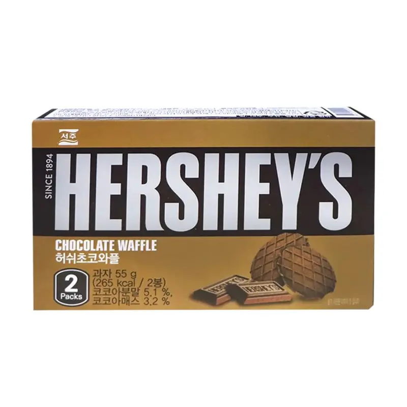 Hershey's Chocolate Waffle, Waffel mit Schokoladengeschmack, 55g