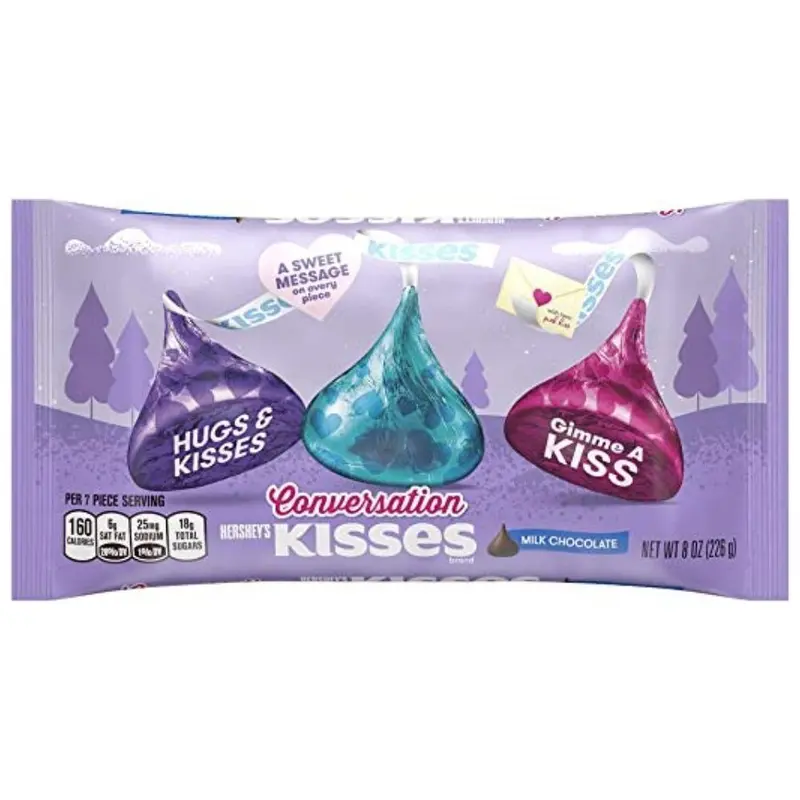 Hershey's Conversation Kisses, Packung mit 226g Pralinen