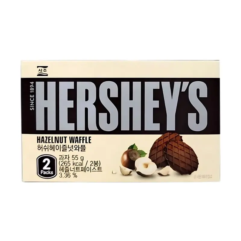 Hershey's Haselnuss-Waffel, Waffel mit Haselnussgeschmack 55g