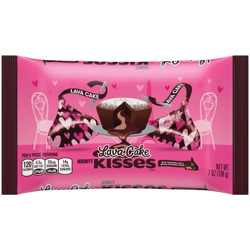 Hershey's Lava Cake Kisses, Pralinen mit flüssigem Kern, 198g