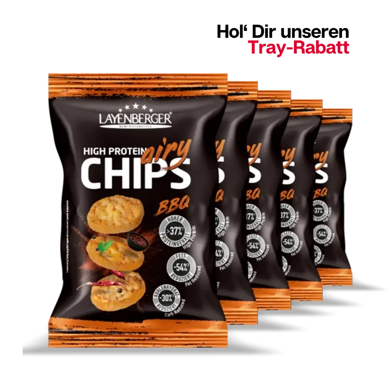 HIGH PROTEIN AIRY CHIPS BBQ 5er Karton