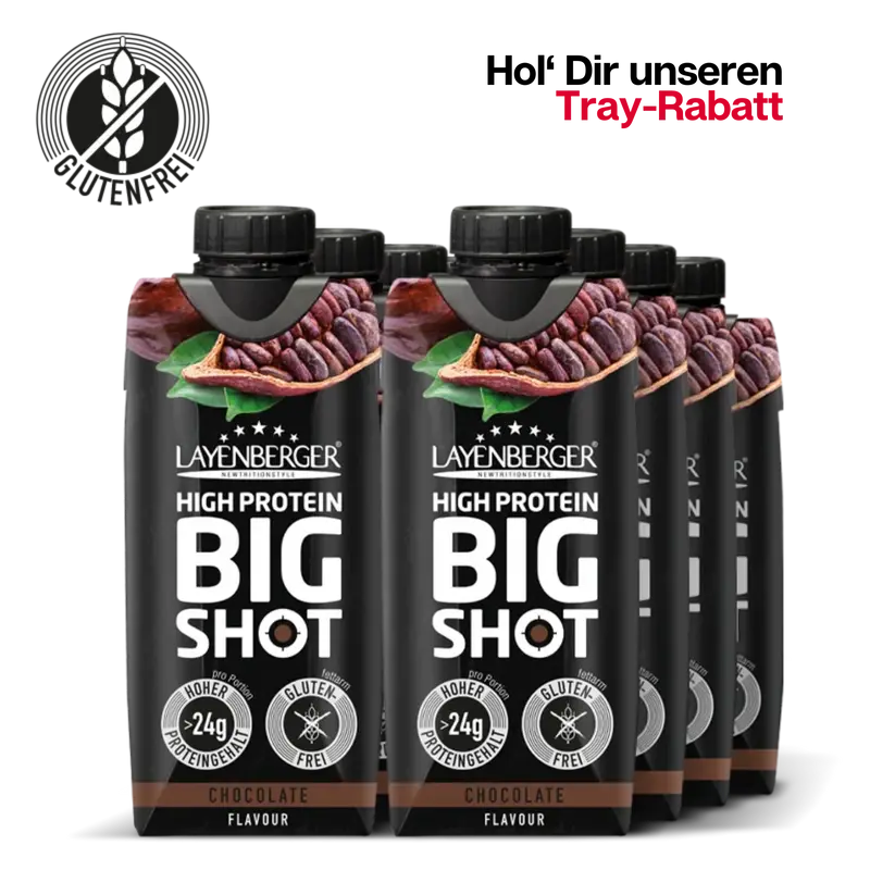 High Protein Big Shot Chocolate 8er Tray
