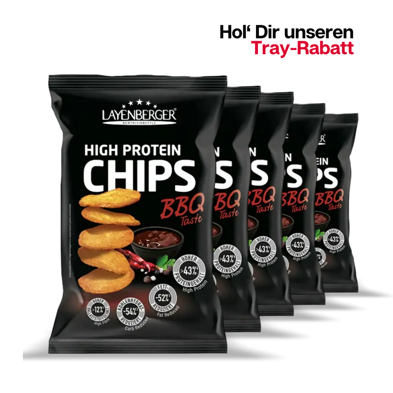 HIGH PROTEIN CHIPS BBQ 5er Karton