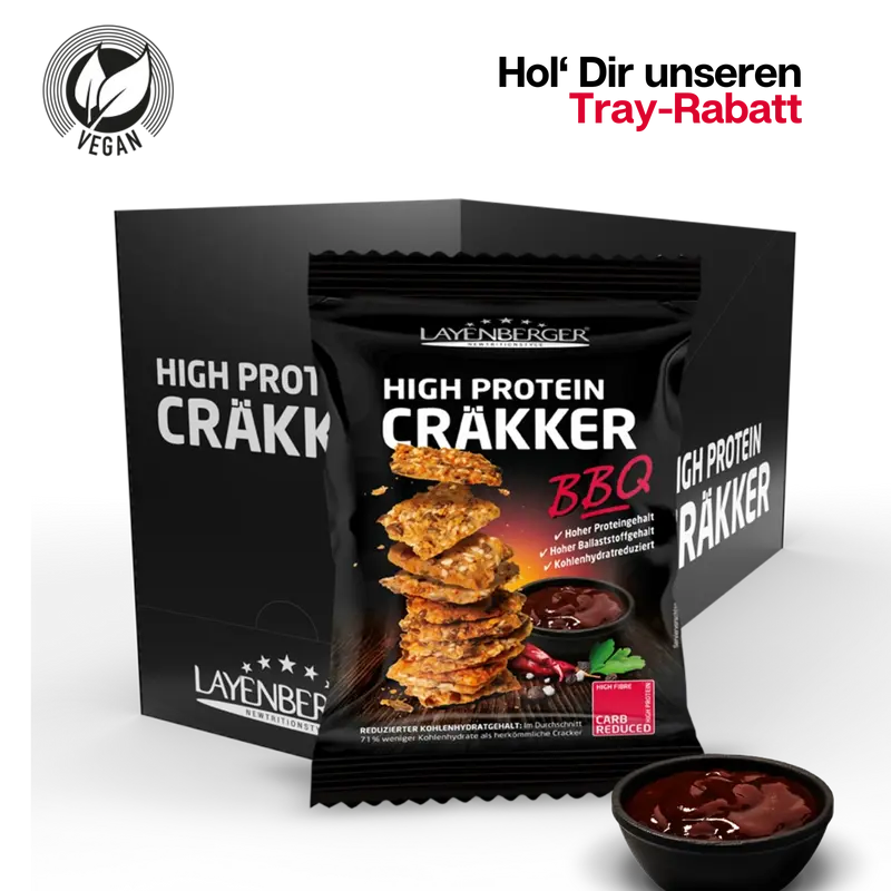HIGH PROTEIN CRÄKKER BBQ 8er Karton