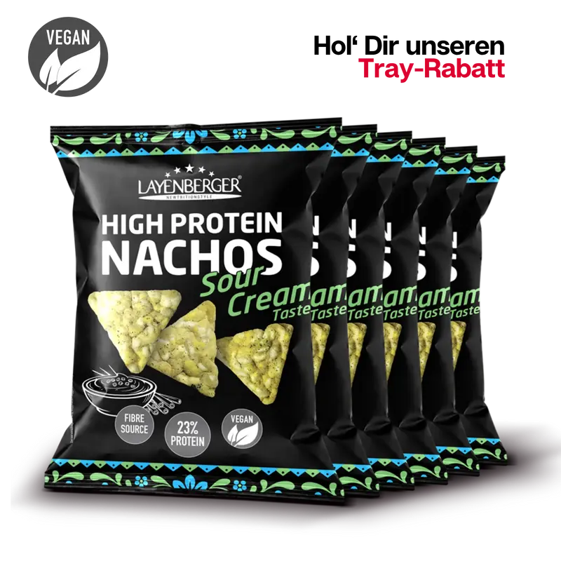 HIGH PROTEIN NACHOS Sour Cream 6er Karton