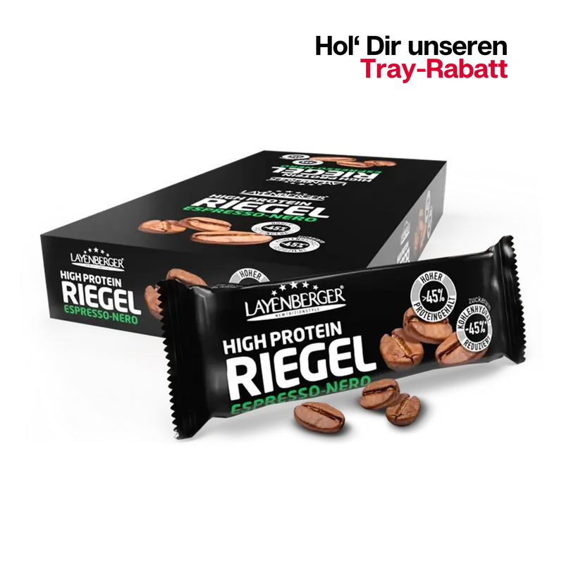 HIGH PROTEIN RIEGEL Espresso-Nero 18er Karton