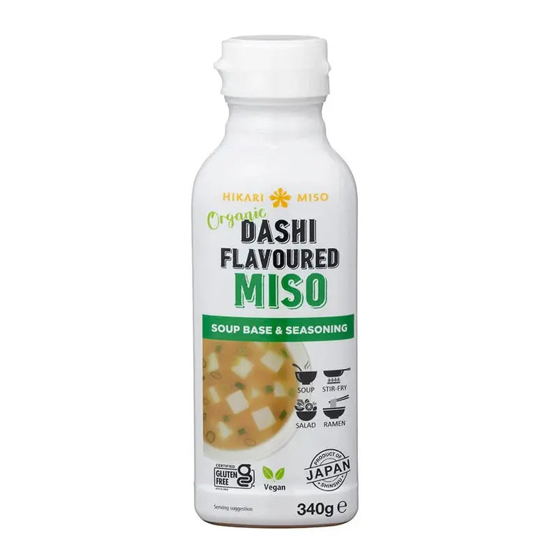 HIKARI Bio Miso Suppen Basis & Gewürzt Dashi Geschmack 340g