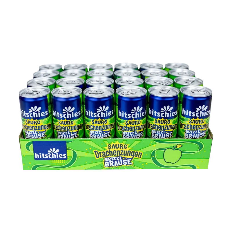 hitschies Saure Drachenzungen brizzl Brause Apfel 24 x 250ml
