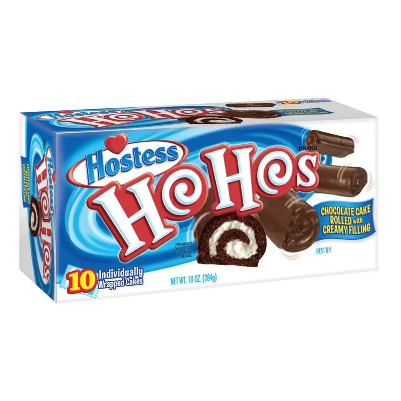 Hostess Ho Hos, Schokoladen- und Sahnerollen im 10er-Pack