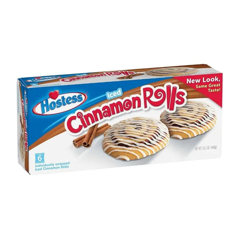 Hostess Iced Cinnamon Rolls, Zimtschnecken mit Zuckerguss überzogen, 468g