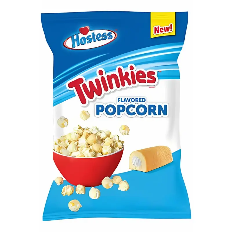 Hostess Twinkies Aromatisiertes Popcorn, Popcorn mit Sahnegebäckgeschmack, 283g