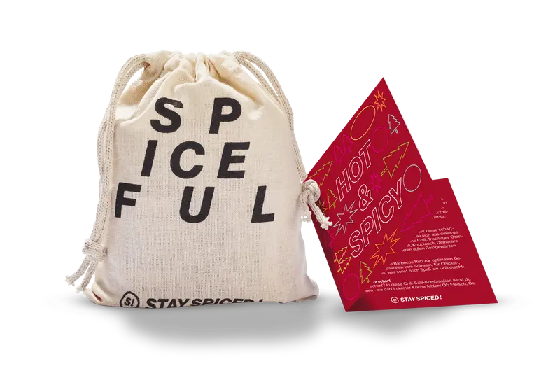 HOT & SPICY | Gewürze Set | 4 Gewürze im Jutebeutel