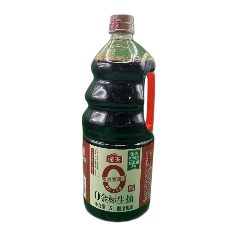 HT GOLDEN LABEL Light Soy Sauce 0 additives 1,9L