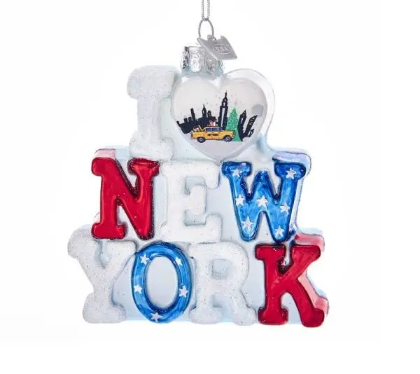 I Love New York als Weihnachtsbaumschmuck