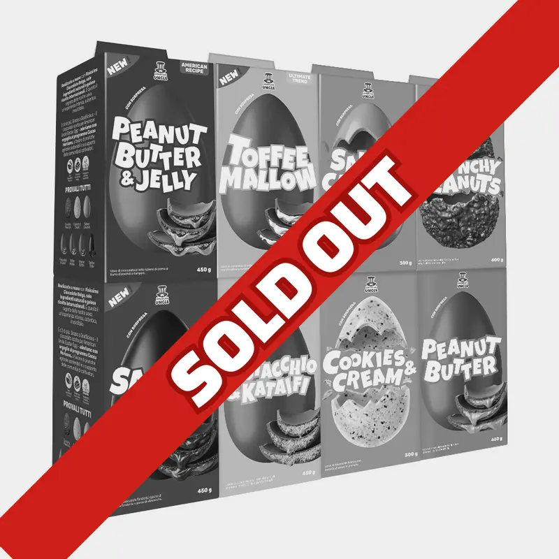 "I want it All" American Uncle Easter Egg - Set mit 8 Ostereiern (alle Geschmacksrichtungen)
