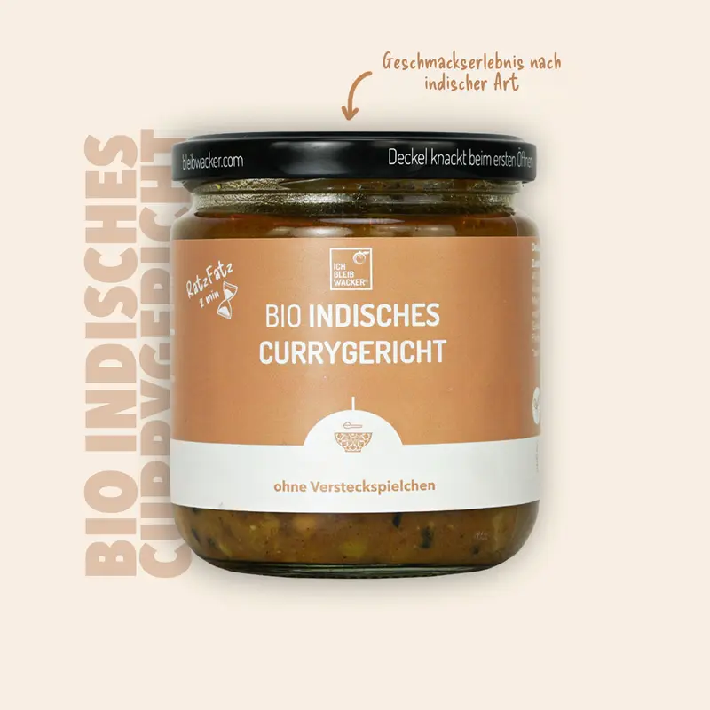 Indisches Currygericht Bio, 370g (Sabji)
