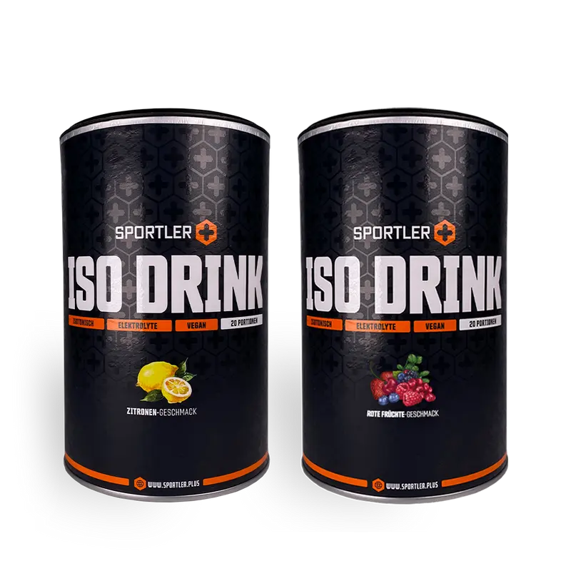 Iso Drink Doppelpack Zitrone + Rote Früchte