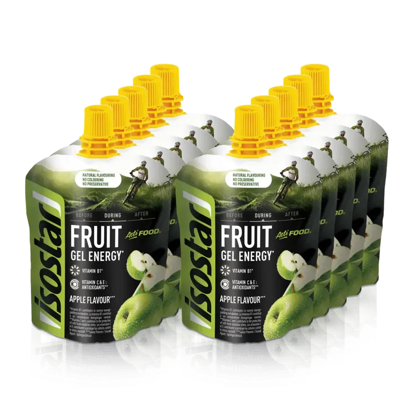 ISOSTAR ENERGY FRUIT GEL Apple 24er Karton