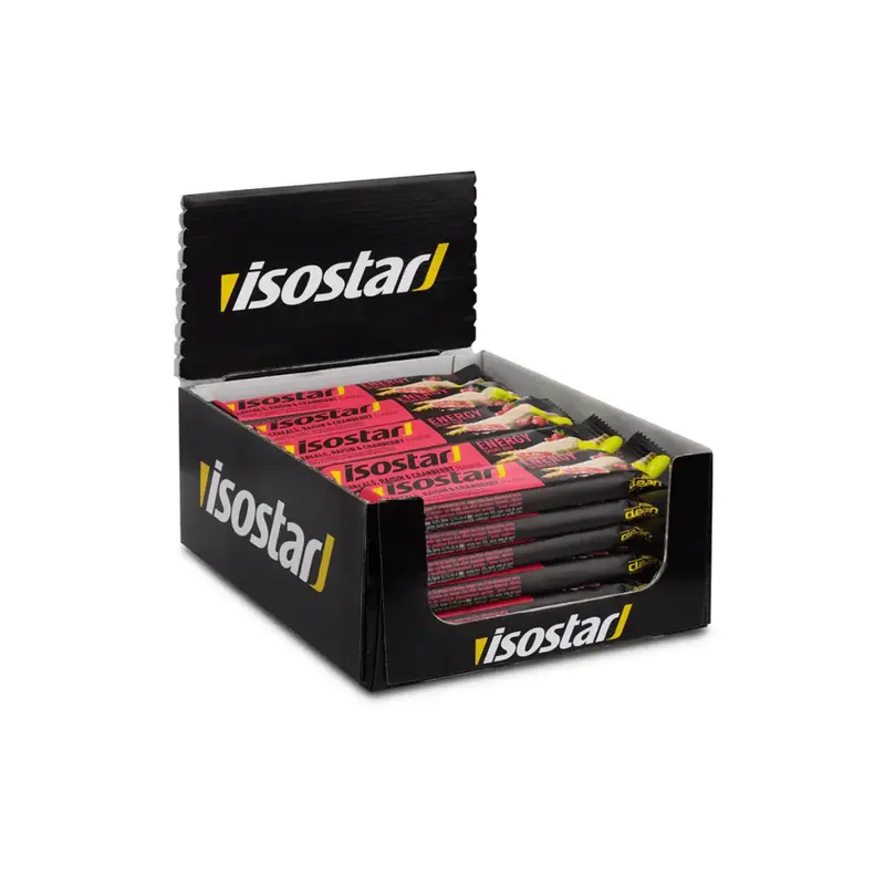 ISOSTAR HIGH ENERGY BAR Cranberry 30er Karton