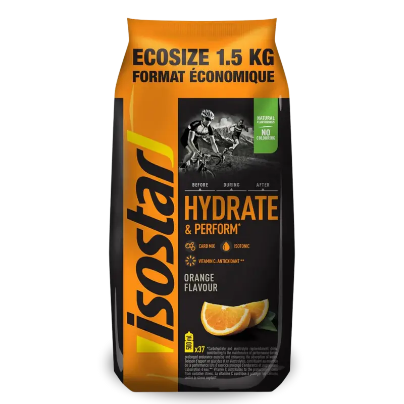Isostar Hydrate & Perform Orange 1.5kg Beutel