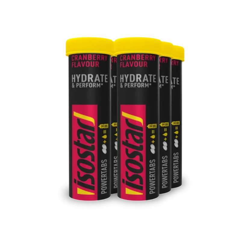 Isostar Powertabs Hydrate & Perform Cranberry 6er Karton