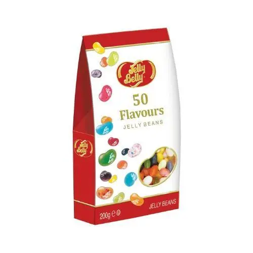 Jelly Belly 50 Geschmacksrichtungen Jelly Beans, Fruchtbonbons von 200g