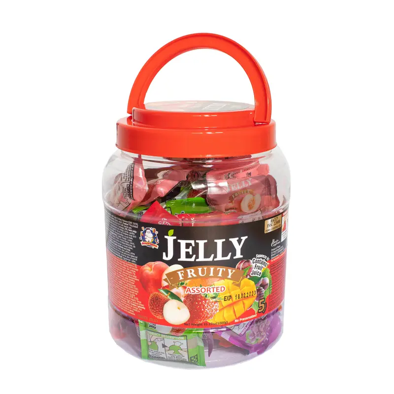 Jelly Fruity Assorted, Fruchtgelatine von 1Kg