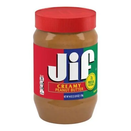 Jif Creamy Peanut Butter 1kg, streichfähige Erdnussbutter im Maxi-Format