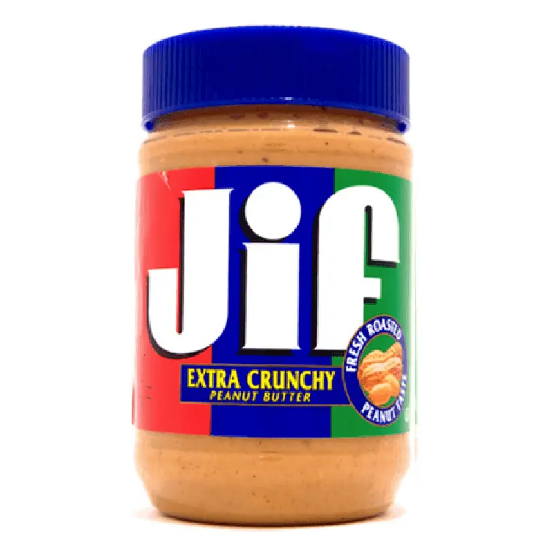 Jif Extra Crunchy Erdnussbutter, streichfähige crunchy Erdnussbuttercreme in 454g