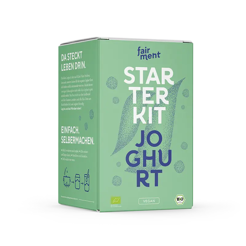 Joghurt Starter Kit mit Joghurtbereiter - veganen Joghurt selber machen