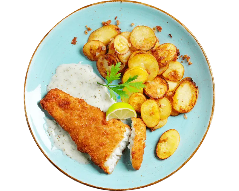 Kabeljaufilet "herbs & bacon"