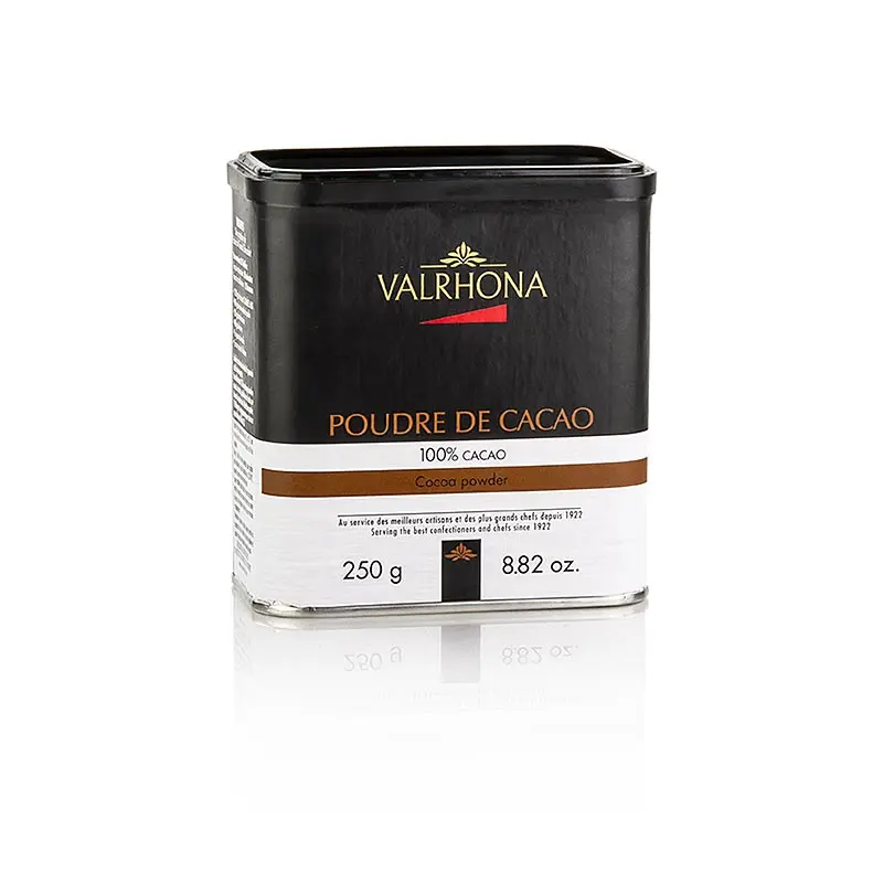 Kakaopulver, schwach entölt, 20-22% Kakaobutter, Valrhona, 250 g