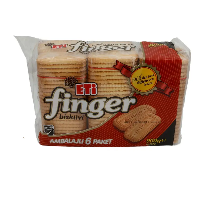 Kekse Eti Finger Bisküvi | Gebäck | Weizenmehlkekse im 6er Pack | 900 g