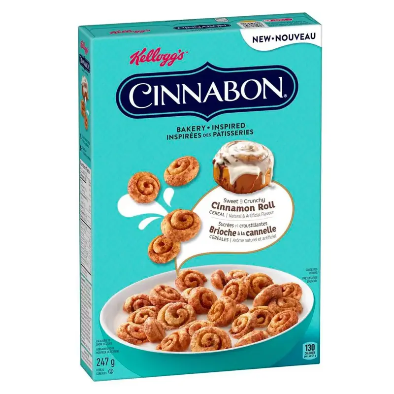 Kellogg's Cinnabon Zimtschnecken Müsli, Zimtmüsli 247g