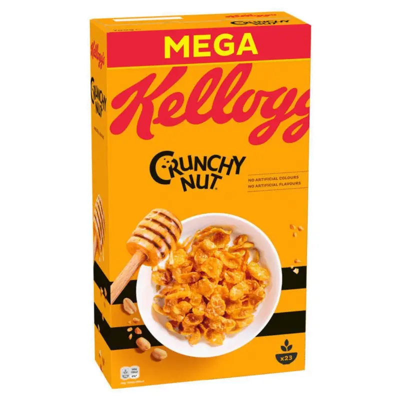 Kellogg's Crunchy Nut, Maisflocken mit Honig und Erdnüssen 500g