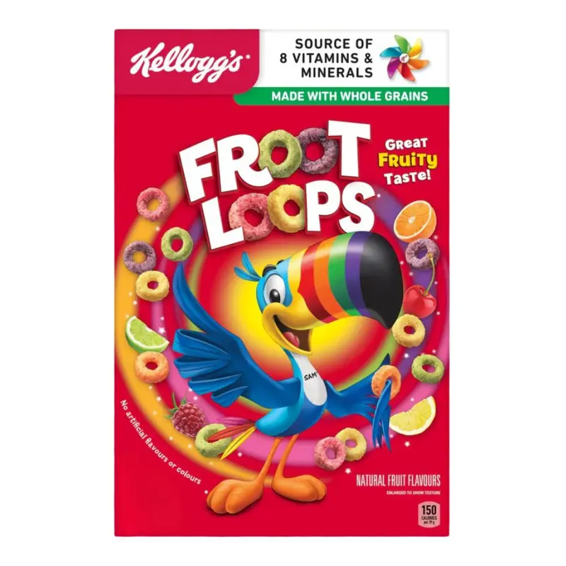 Kellogg's Froot Loops, Fruchtgeschmack-Cerealien, 320g